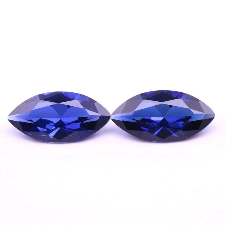 Loose Gemstone 33# 34# 35# Oval Shape Blue Sapphire for Jewelry Setting