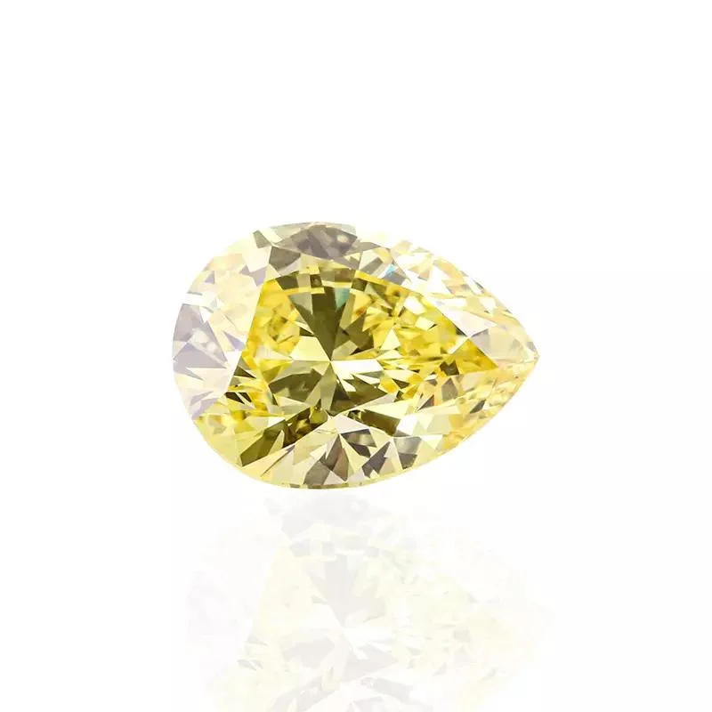 Hot Sale Lab Grown Cut Yellow Pear Oval Asscher Cushion Cut Lab Grown Diamond Price Gemstone Per Carat Wholesale