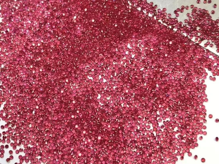 Natural Ruby Small Size Round 1.0mm Gemstone