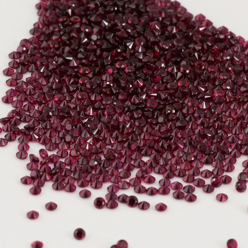 Wholesale Price 8# Synthetic Corundum Ruby Stone for Sale