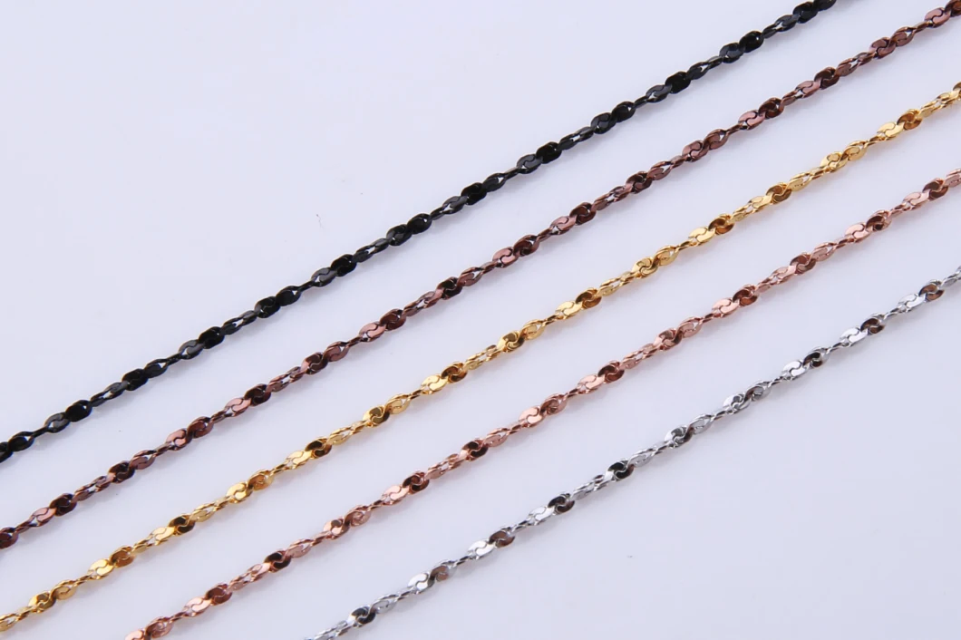 Hot Sale Stainless Steel Jewelry Necklace Twisted Serpentine Chain