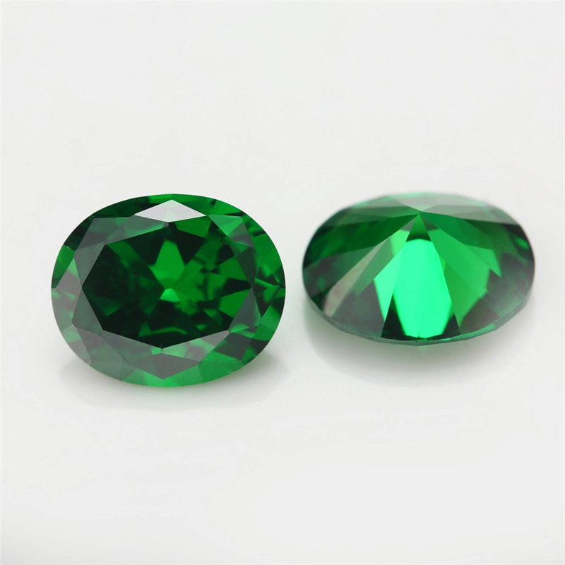 Emerald Green Cubic Zirconia for Fashion Jewelry Setting
