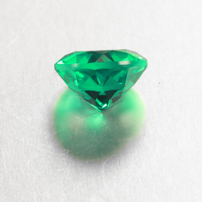 Starsgem 8.5mm Loose Emerald Hydrothermal Emerald Round Cut Lab Emerald