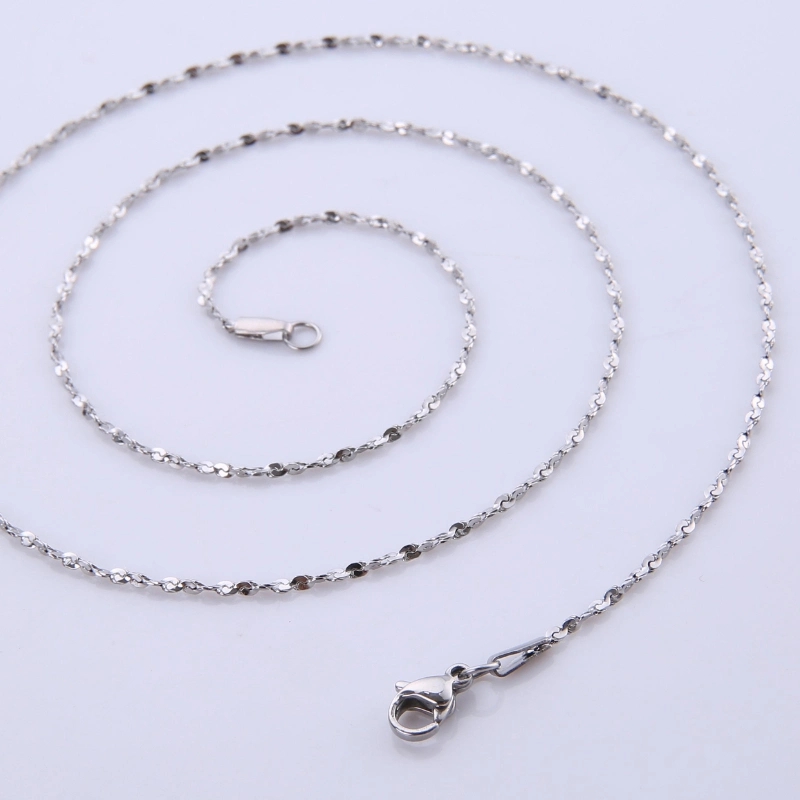 Hot Sale Stainless Steel Jewelry Necklace Twisted Serpentine Chain