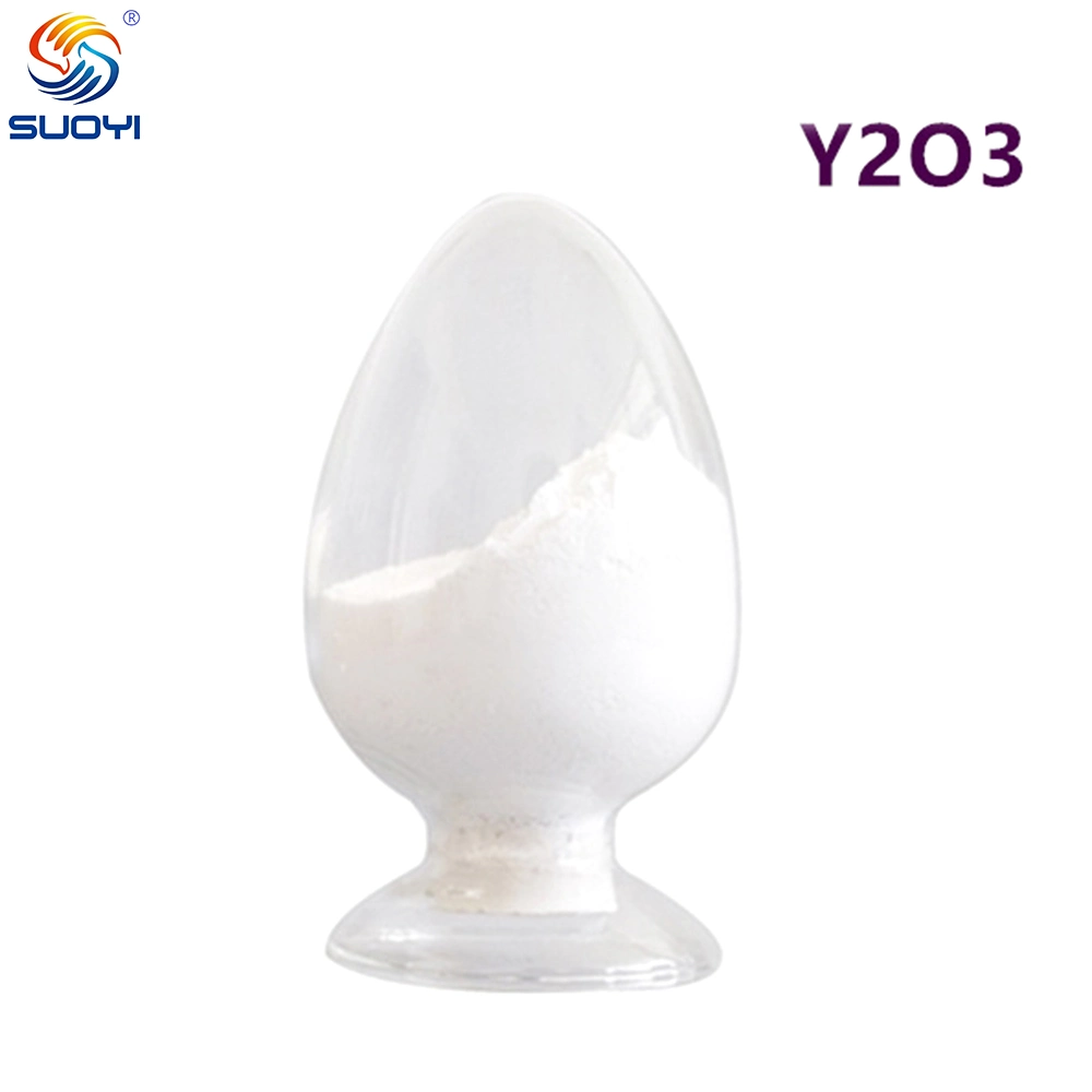 Suoyi High Purity 99.999% Yttrium Oxide Powder Plasma Spraying Yttrium Oxide Spherical Granules Y2o3 Powder Coating in Light Bulbs