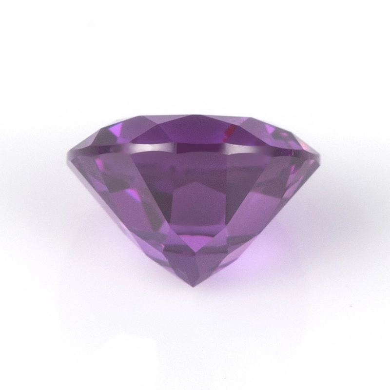 Oval Purple Lab Created Sapphire Corundum Synthetic Sapphire Purple Lab Grown Sapphire
