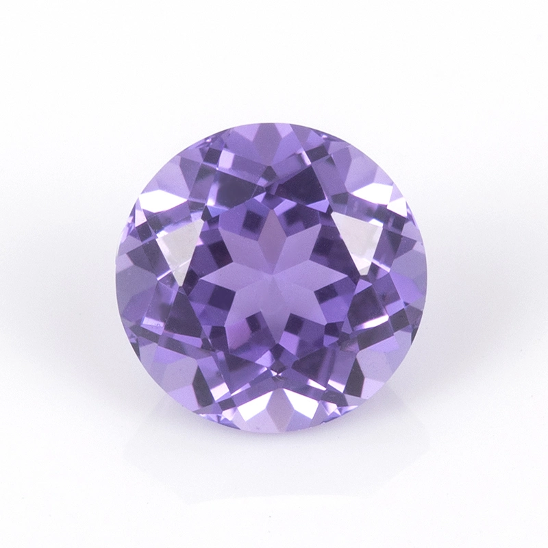 Oval Light Purple Lab Created Sapphire Corundum Synthetic Sapphire Light Purple Lab Grown Sapphire